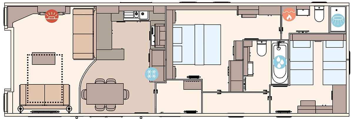 2023 ABI WESTWOOD LODGE 44X14 2BED